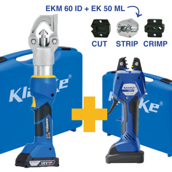 Klauke EKM 60 ID akku krimpelő gép 10 - 240 mm² + INGYENES EK50ML