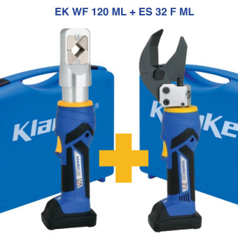 Klauke EK WF 120 ML Akkumulátoros prés érvéghüvelyekhez 6 - 120 mm²