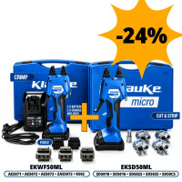 Akciós készlet: EKWF50ML krimpelőfogó és EKSD50ML csupaszítószerszám Akciós készlet: EKWF50ML krimpelőfogó és EKSD50ML csupaszítószerszám