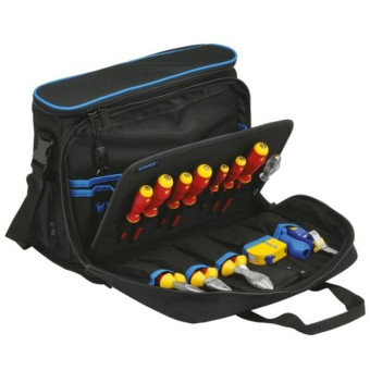 Klauke KL905B15 szerszámtáska technikusoknak, 15 részes készlet